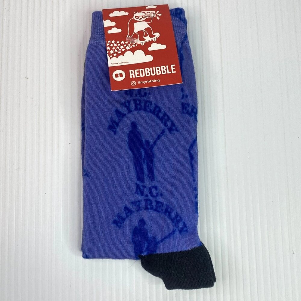 Andy Griffith Socks Redbubble US Men's 3.5-12 Opie Silhouette
